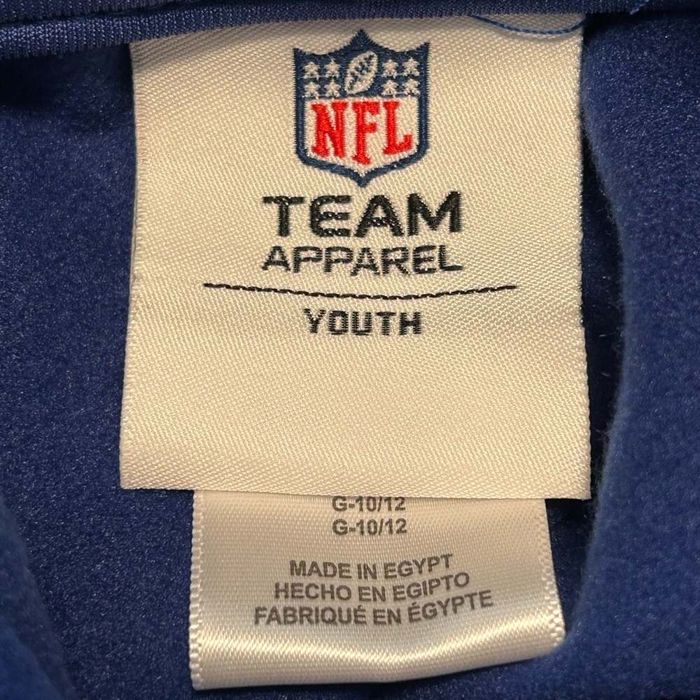 Buffalo Bills NFL Team Apparel Hoodie/Sweatshirt Boys    Size Large (10/12) - Picture 4 of 8